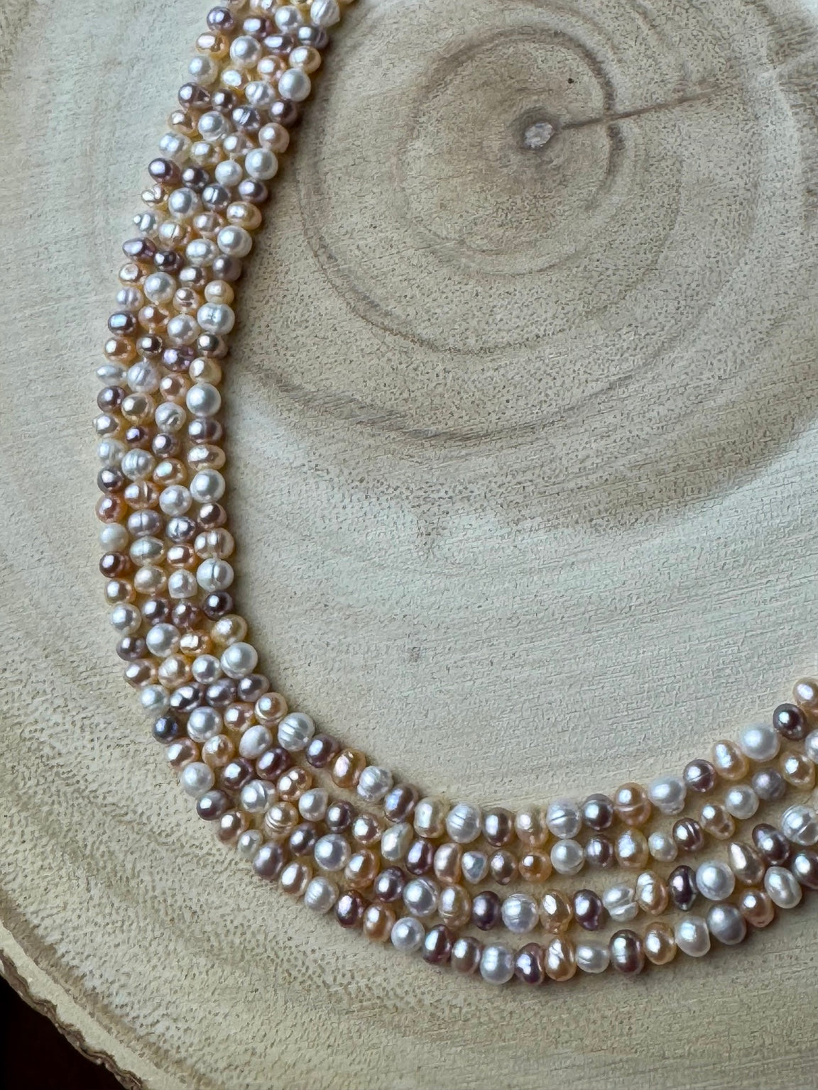 Multicolor freshwater pearls